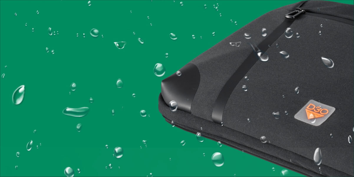 Etui na laptopa HAMA Extreme Protect D30 13.3 - 14.1 cali Ochrona przed wodą wizualizacja z kroplami wody na etui