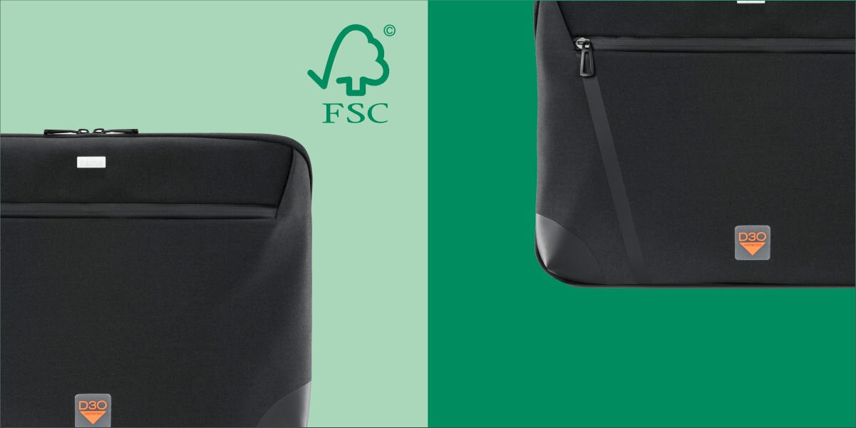 Etui na laptopa HAMA Extreme Protect D30 13.3 - 14.1 cali Ekologiczne podejście oznaczenie certyfikatem fsc