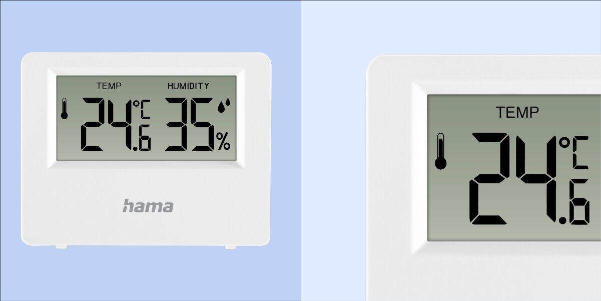 Termometr HAMA Ebro Biały Dokładny pomiar temperatury