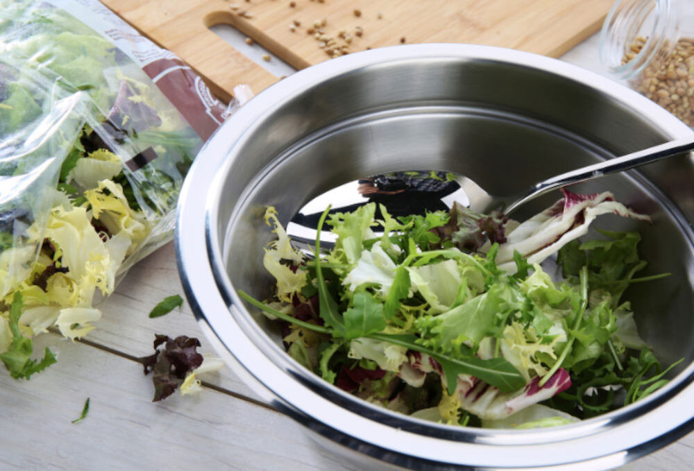 Misa PHILIPIAK Versatile 24 cm z pokrywą plastikową średnica wysoka jakość wykonanie stal nierdzewna polerowane wykończenie dania potrawy przygotowywanie