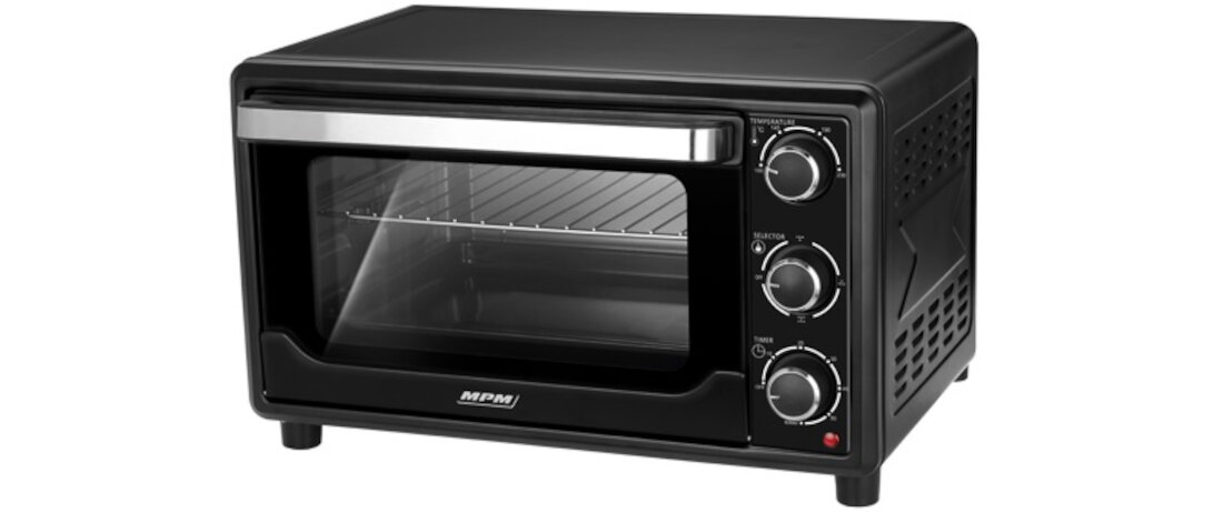 Piekarnik MPM MPE-12T Czarny temperatura od 100°C do 230°C podswietlone wnetrzed