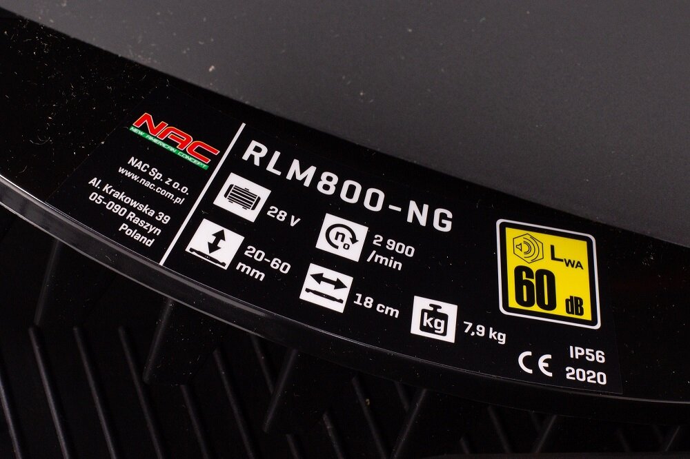 NAC RLM800 NG opis