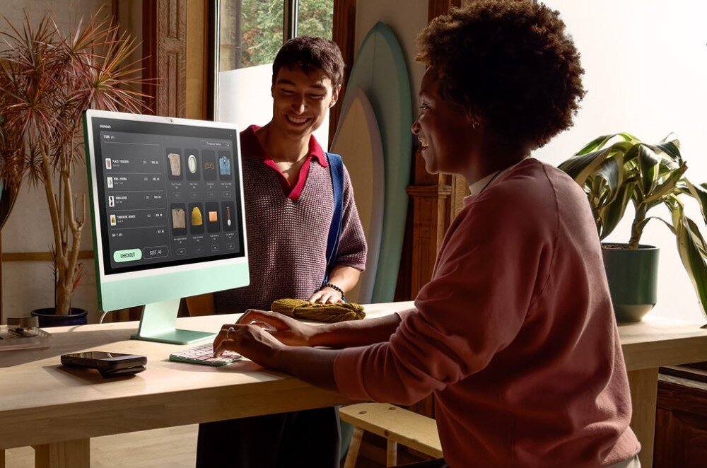 Komputer APPLE iMac 2024 23.5 Retina M4 (8 rdzeni) 16GB RAM 256GB SSD macOS Żółty cechy przeznaczenie czip pamięć RAM Neural Engine