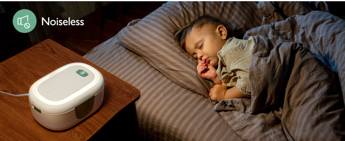 Podgrzewacz do chusteczek MOMCOZY WW01 Łatwość obsługi Wbudowana trzystopniowa lampka ułatwienie przewijanie regulowana jasność 