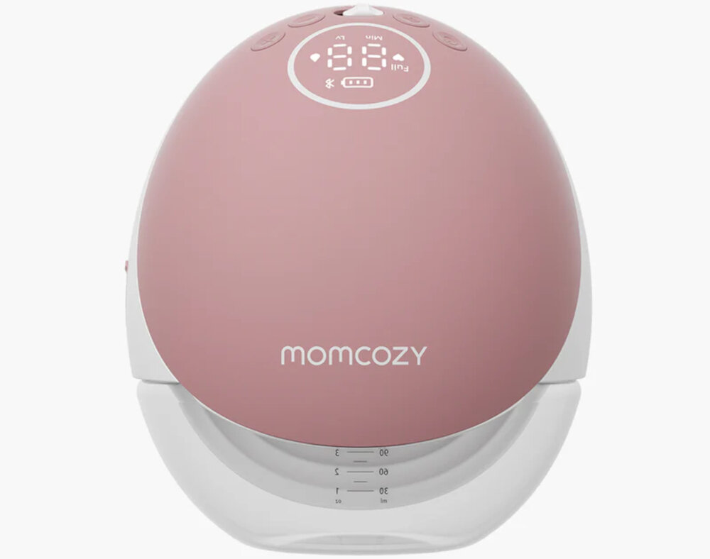 Laktator MOMCOZY M9 Pojedynczy Czerwony Długi czas pracy baterii 4–5 sesji odciągania ładowanie czas pracy użytkowanie Automatyczne wyłączenie