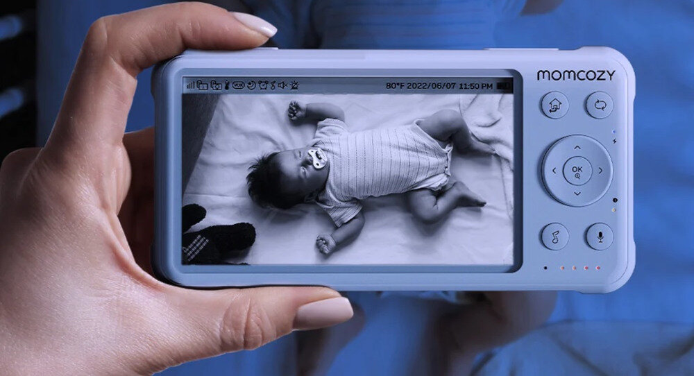 Niania elektroniczna MOMCOZY BM01 Nocne widzenie komfort funkcja nocnego widzenia w podczerwieni wyraźny obraz