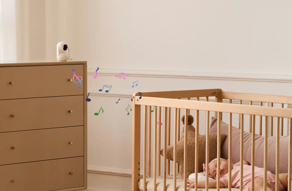 Niania elektroniczna MOMCOZY BM01 zasięg na zewnątrz w pomieszczeniu wygodne korzystanie