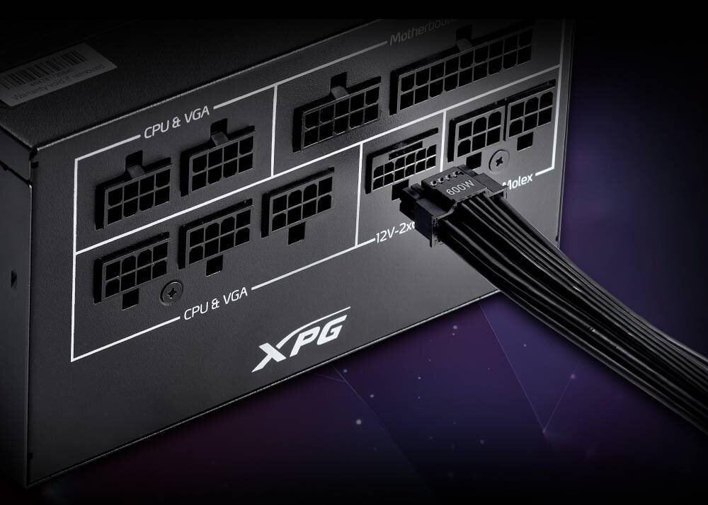 Zasilacz ADATA XPG Core Reactor II VE 650W 80 Plus Gold przeznaczenie moc standard certyfikat