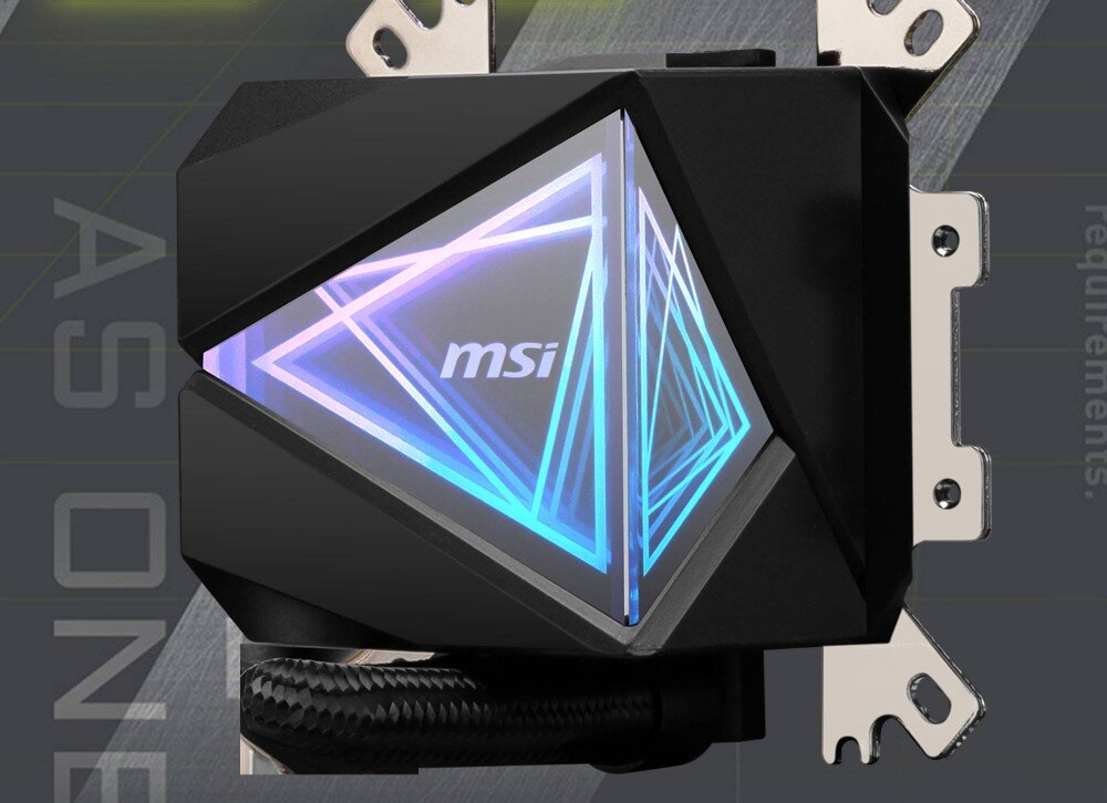 Chłodzenie wodne MSI MAG CoreLiquid I360 ARGB wygląd styl podświetlenie