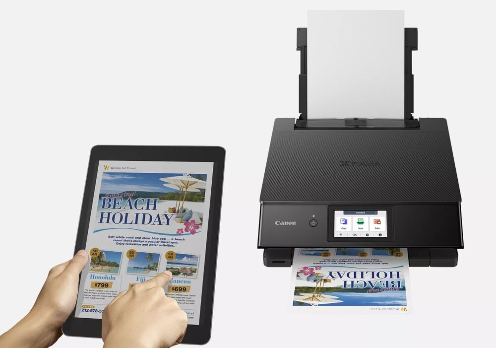 Urządzenie wielofunkcyje CANON Pixma TS8750 połączenie 