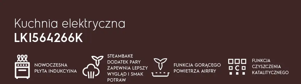 Główne funkcje kuchni wolnostojącej Electrolux