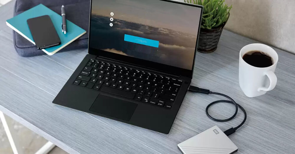 Dysk WD My Passport Ultra 4TB Złoty obudowa z anodowanego metalu podwyższona wytrzymałość