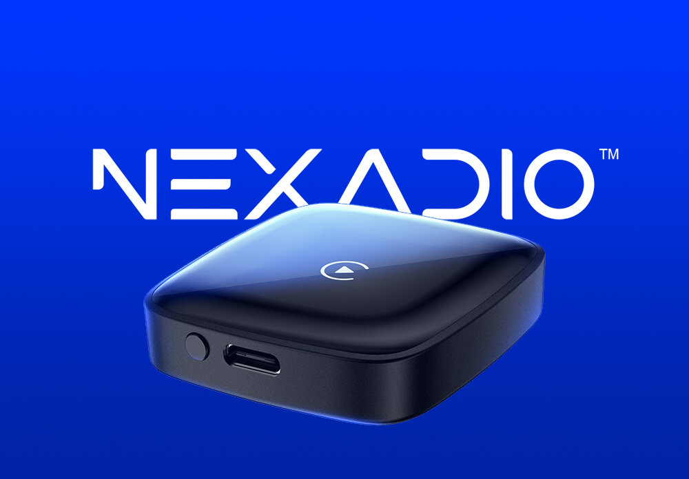 adapter do samochodu Nexadio SB100 CarPlay Android Auto adapter bezprzewodowy kompaktowy