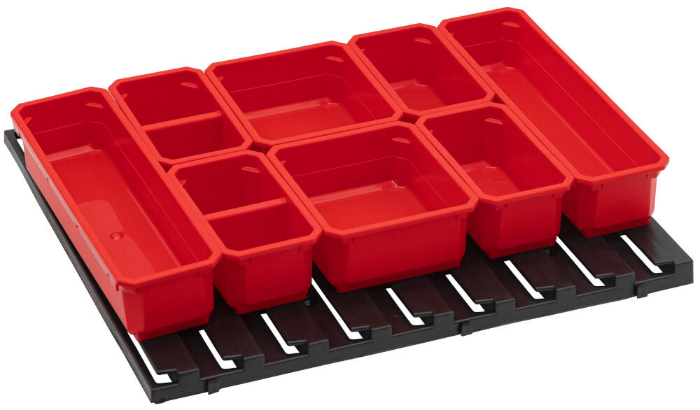 Zestaw pojemników QBRICK System QS Nr. 6 Płyta narzędziowa Set FX Qbrick z kubełkami, organizer ONE XL, skrzynia ONE 200, linia TWO