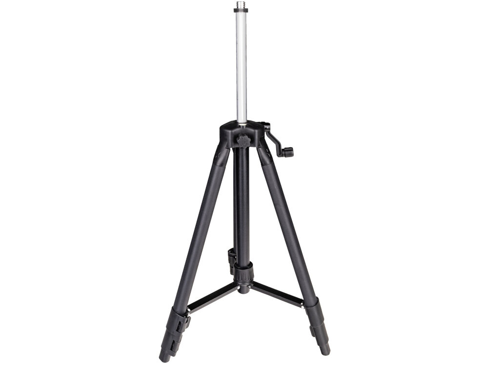  Statyw do lasera do tyczki rozporowej DKTYC03-STY teleskopowe nogi z blokada na zatrzaski regulacja wysokosc od 43 do 90 cm wysokosc z wysunieta sztyca to 120 cm wytrzymale zatrzaski blokada nog na dwoch roznych wysokosciach pelna stabilnosc sprzetu