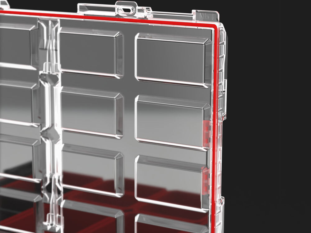 Qbrick System ONE Organizer XL 2.0 organizer warsztatowy insert M8 łączenie modułów zestaw skrzyń