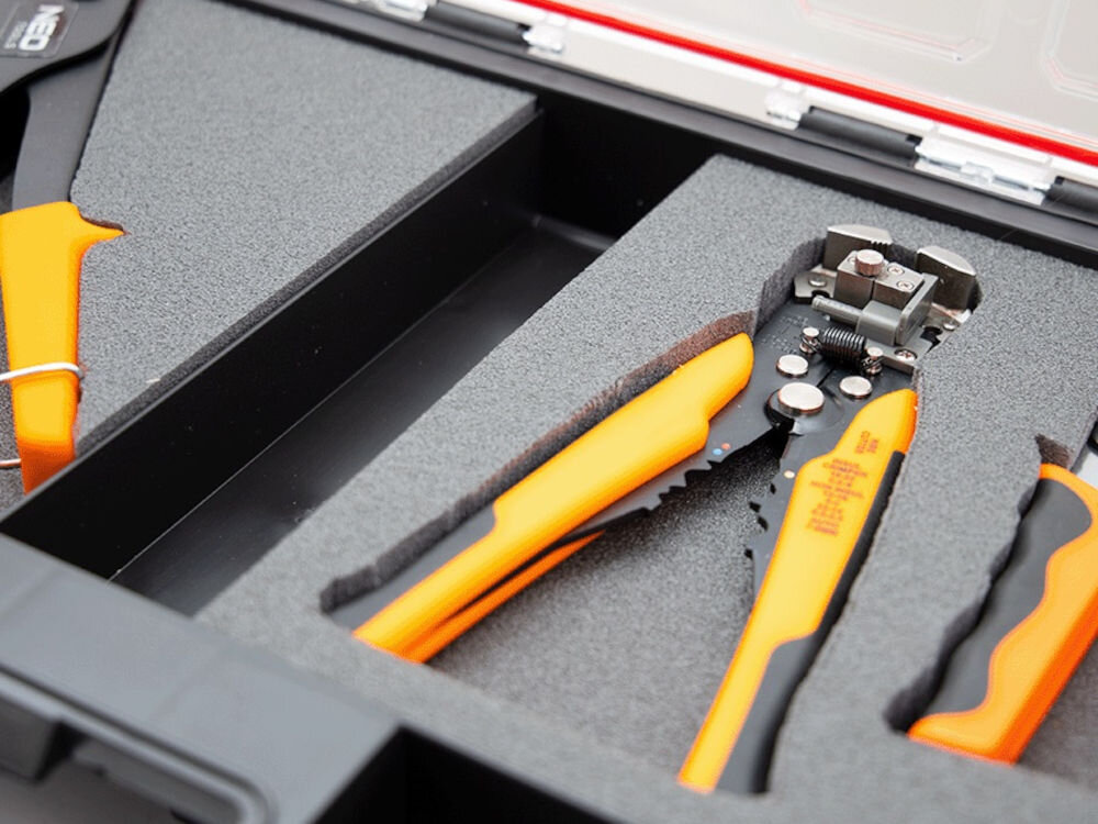 QBRICK System ONE Organizer L 2.0 MFI wkłady piankowe zabezpieczenie narzędzi