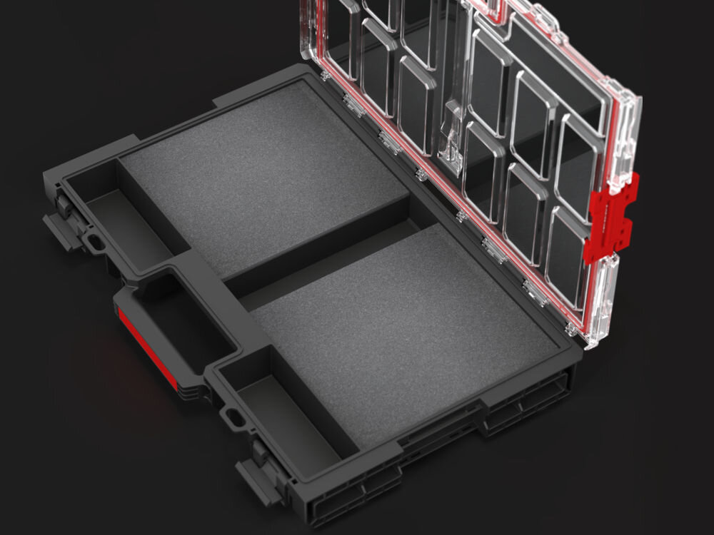 QBRICK System ONE Organizer L 2.0 MFI pojemność 6 L wymiary 531x379x77 mm ładowność 18 kg