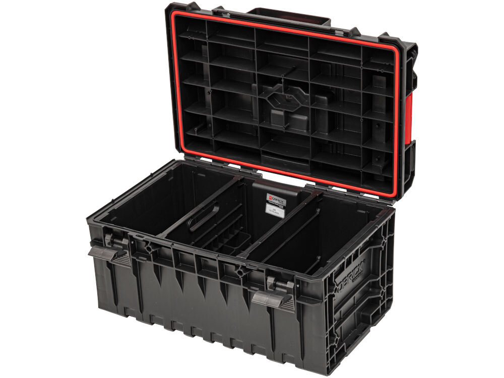 Skrzynka narzędziowa QBRICK System ONE 350 2.0 Technik Skrzynia narzędziowa Qbrick ONE 350 – pojemność 52L, duże elektronarzędzia, narzędzia ręczne