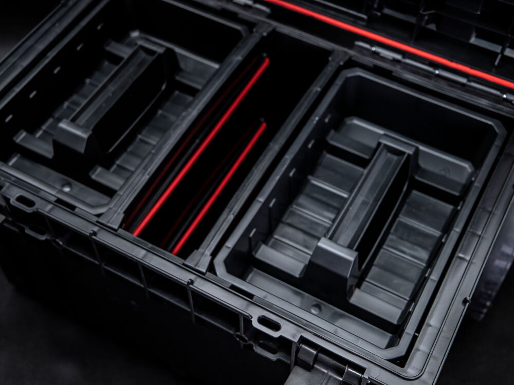 Skrzynka narzędziowa QBRICK System ONE Cart 2.0 przegrody tacki baza systemowa do narzędzi
