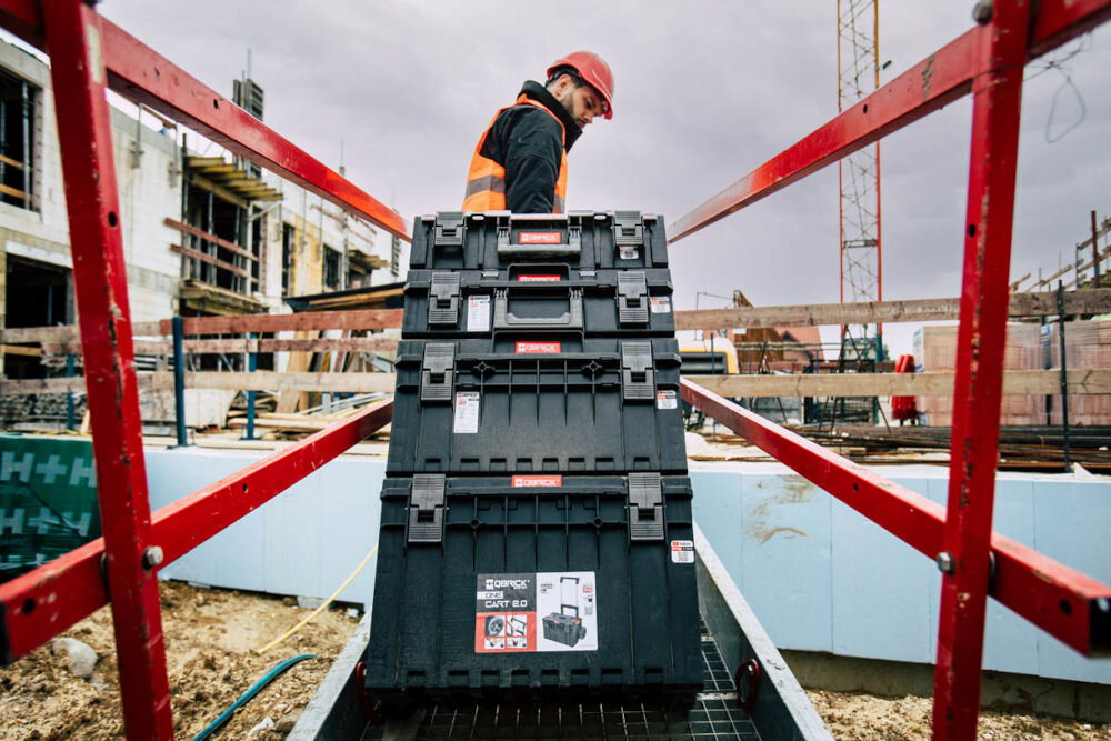 Qbrick System ONE 200 EXPERT skrzynia narzędziowa modułowa z organizerem i uszczelką IP66