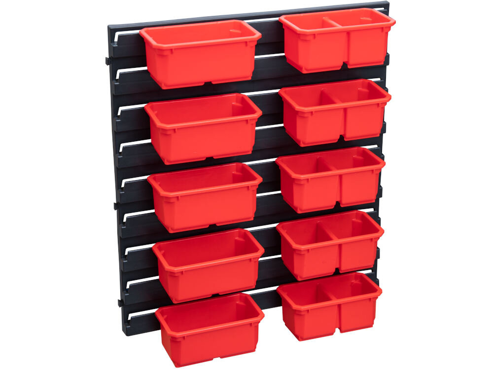 Zestaw pojemników QBRICK System QS Nr. 3 Z254973PG001 Płyta narzędziowa Set FX Qbrick z kubełkami, organizer na śrubki i akcesoria, przenośne pojemniki