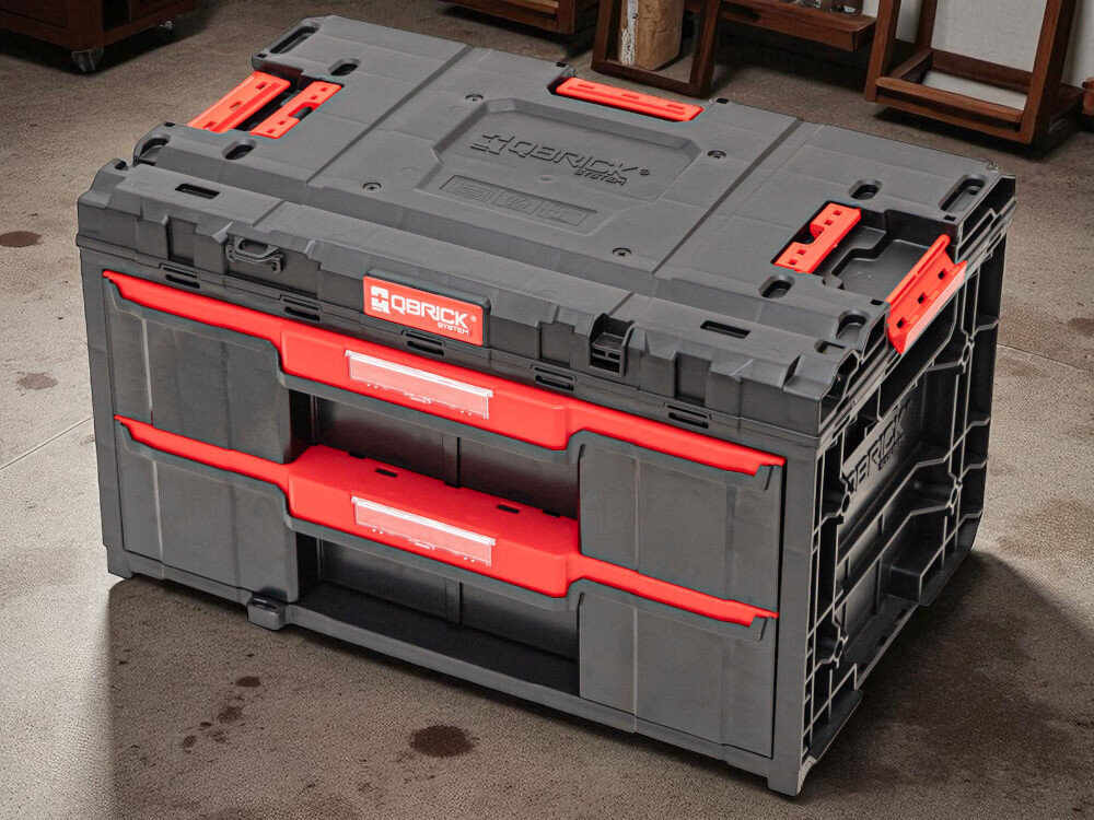 Skrzynka narzędziowa QBRICK System One Drawer 2 Toolbox 2.0 pojemna skrzynia narzędziowa modułowa 32,5L 18kg
