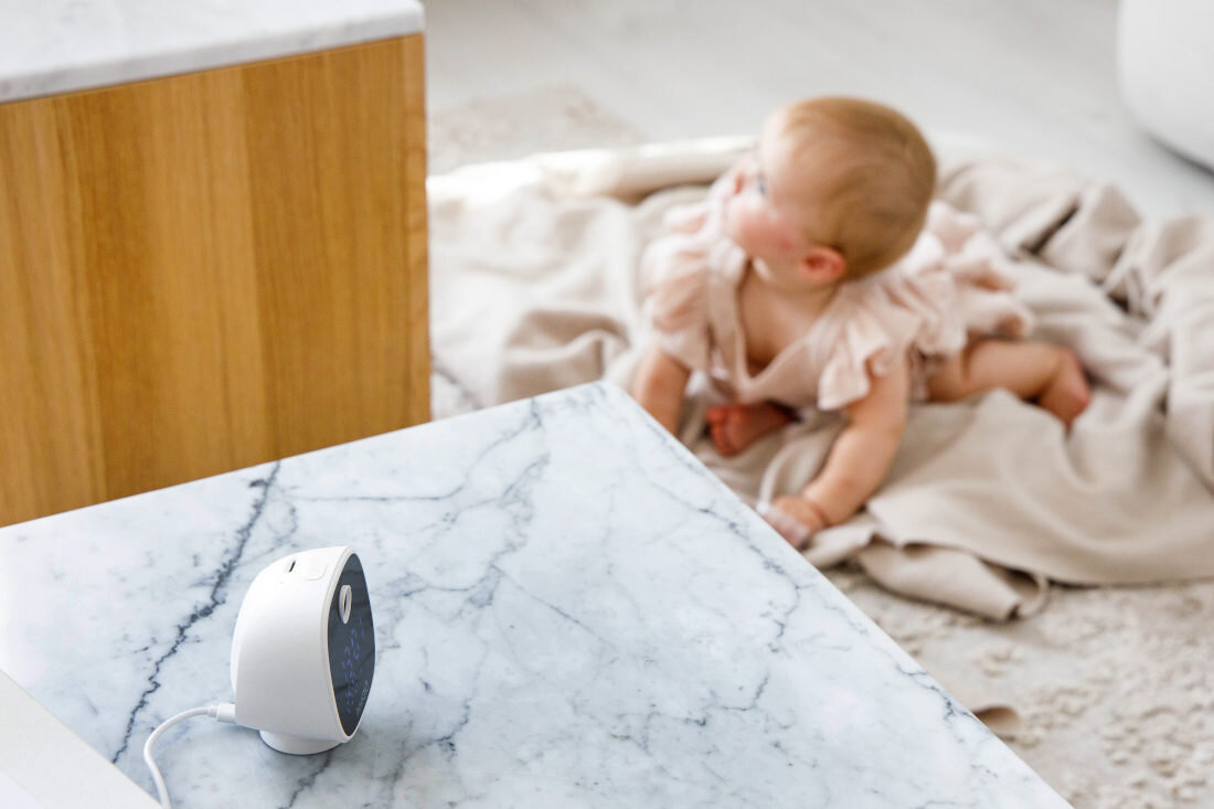 Niania elektroniczna INNOGIO GIOsafety GIO-252 Smart Clock Dwukierunkowe audio dwukierunkowa komunikacja audio przypomnienie