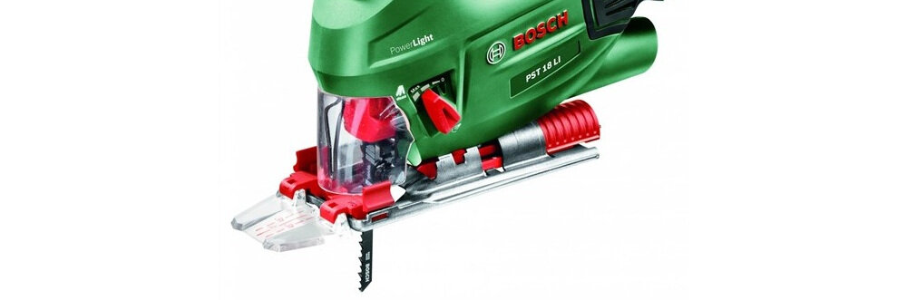 Wyrzynarka BOSCH PST 18 LI szereg przydatnych funkcji Syneon Chip System Bosch Electronic głębokość cięcia w drewnie do 80 mm w stali do 5 mm