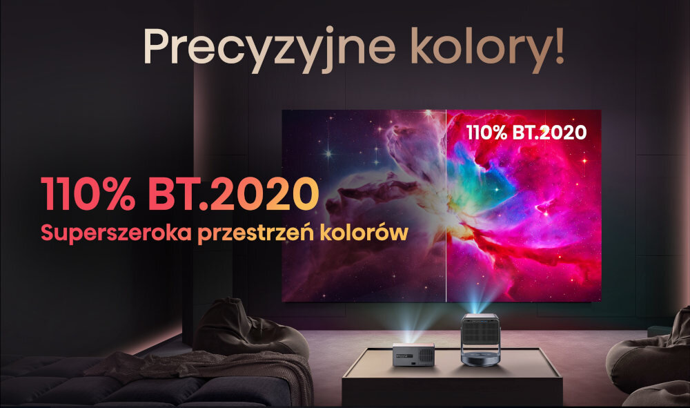 Projektor HISENSE C2 Ultra 4K UHD - Dokładność kolorów