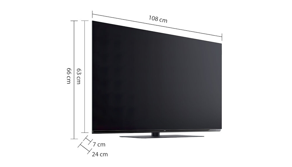 Telewizor LOEWE We See 48 - Design, który pasuje wszędzie, wymiary