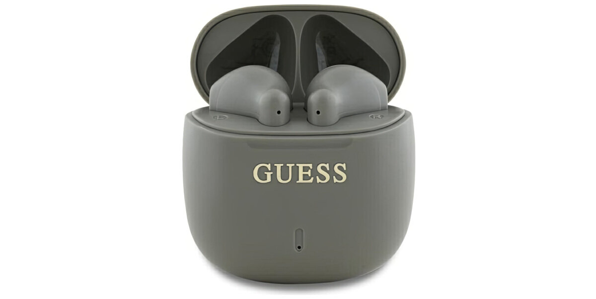 Słuchawki douszne GUESS GUTWSJ14ESGN - Gotowe na każdą pogodę, słuchawki z etui od frontu