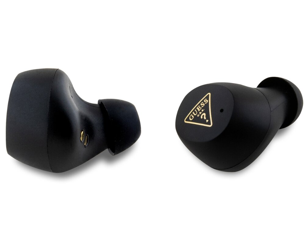 Słuchawki dokanałowe GUESS GUTWSPGTSPSB
			słuchawki dokanałowe na białym tle 300 mah 5 godzin pracy dotykowe panele sterowania wygoda użytkowania