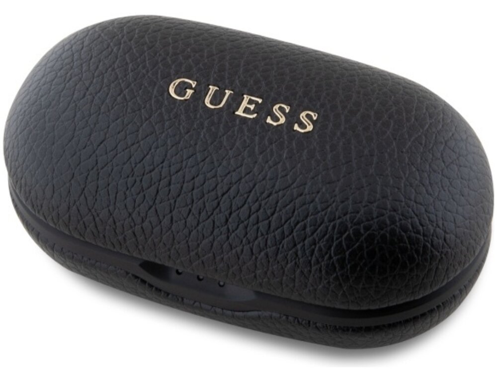 Słuchawki dokanałowe GUESS GUTWSPGTSPSK
			etui ładujące na białym tle bluetooth 5.3 ipx5 enc