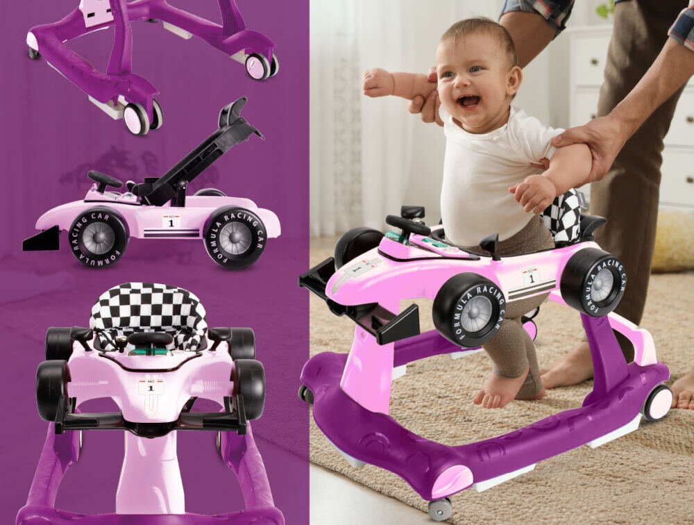 Chodzik SUN BABY Formuła 1 3w1 B01.024.0.4 wygląd design prezentacja wizualizacja Komfort i wsparcie na start