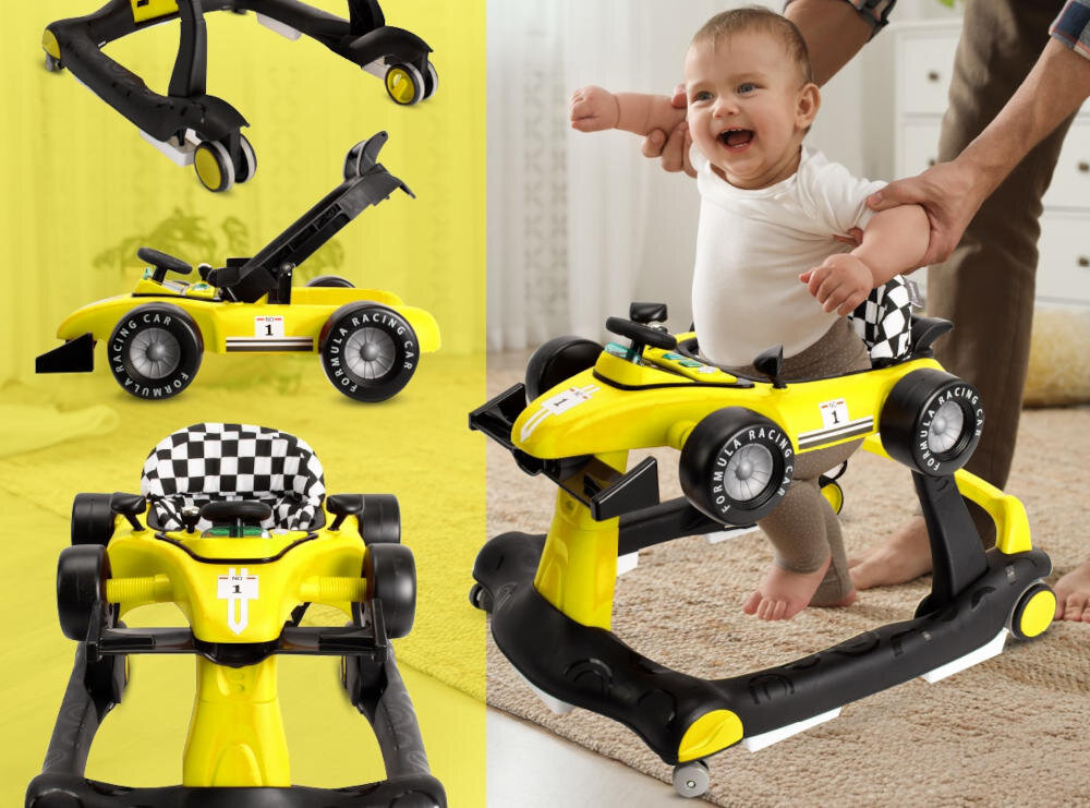 Chodzik SUN BABY Formuła 1 3w1 B01.024.0.3 wygląd design prezentacja wizualizacja Komfort i wsparcie na start