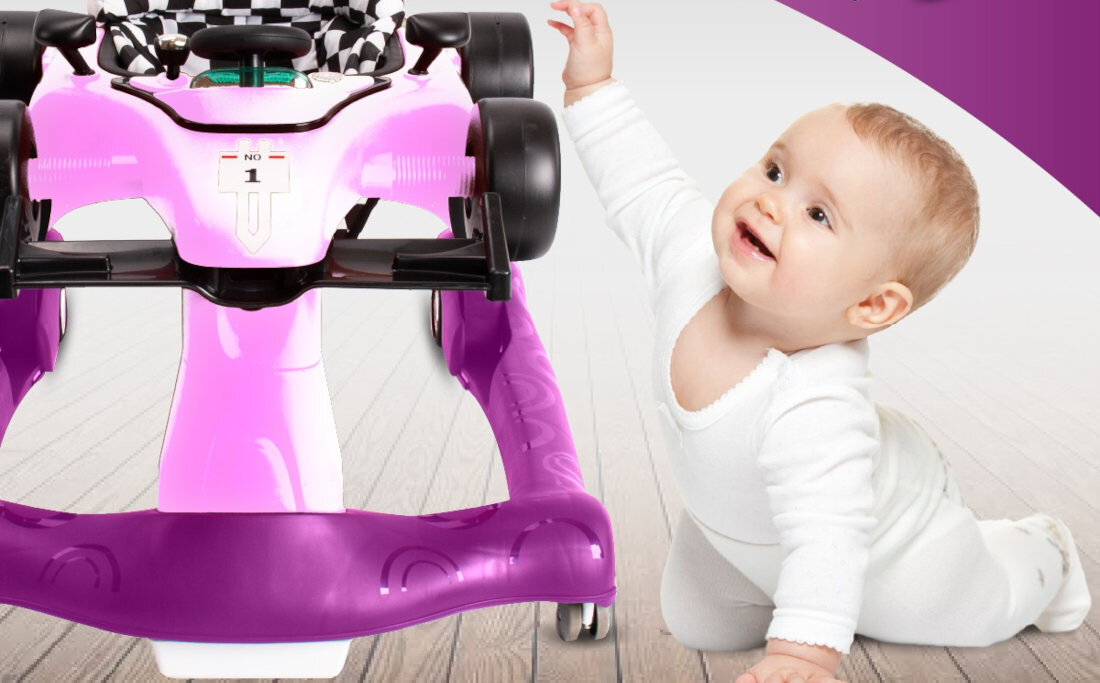 Chodzik SUN BABY Formuła 1 3w1 B01.024.0.3 Zabawa, która angażuje Interaktywne elementy dźwięki i światła Ruch i radość