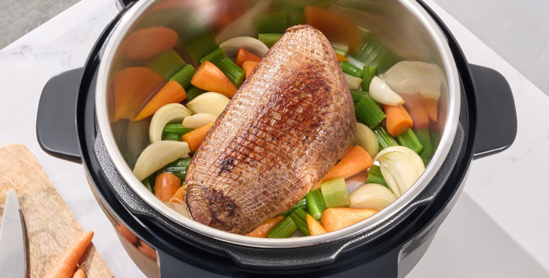 Multicooker INSTANT POT Rio XL proces gotowania risotto czas jednogarnkowy makaron