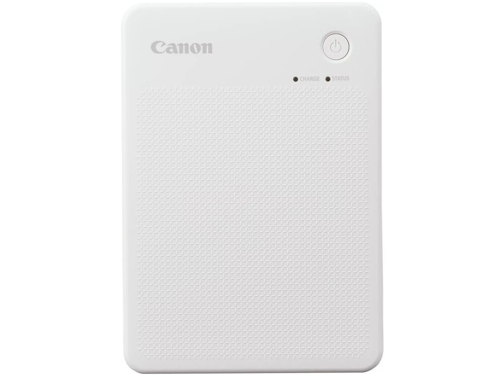 Drukarka CANON Selphy Square QX20 Druk w kolorze, Wi-Fi Biały urządzenie na białym tle tworzenie pamiątek część wspólnej historii użytkownik może poczuć się jak profesjonalny twórca