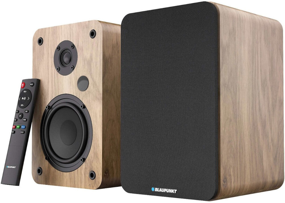 Kolumny głośnikowe BLAUPUNKT BS50BK - Elegancka obudowa, bass-reflex