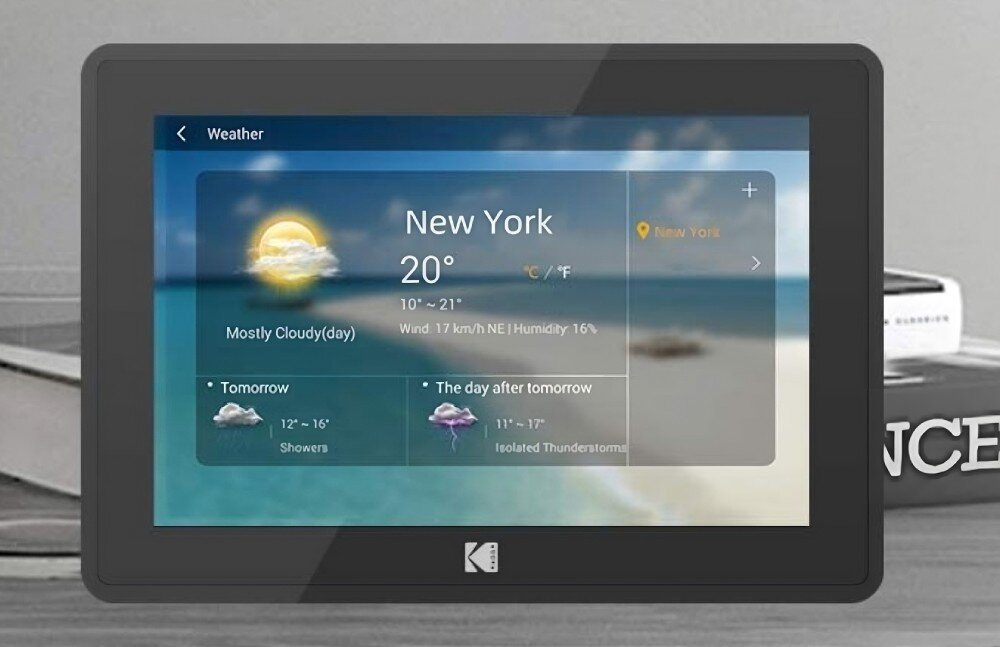 Ramka cyfrowa KODAK RCF-106 Czarny wygląd konstrukcja przeznaczenie