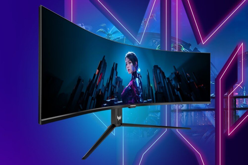 Monitor ACER Predator Z57BMIIPHUZX 57 7680x2160px 120Hz 1 ms [GTG] Curved opis