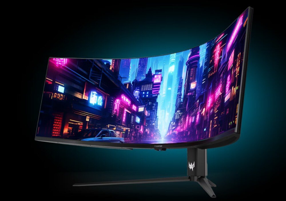 Monitor ACER Predator Z57BMIIPHUZX 57 7680x2160px 120Hz 1 ms [GTG] Curved zakrzywienie proporcje
