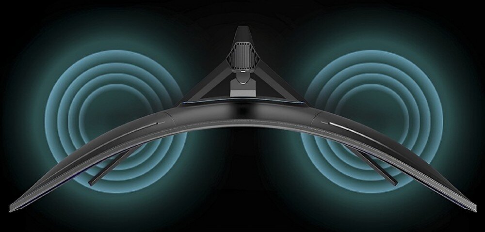 Monitor ACER Predator Z57BMIIPHUZX 57 7680x2160px 120Hz 1 ms [GTG] Curved głośniki moc dźwięk ergonomia regulacja wysokości nachylenie obrót