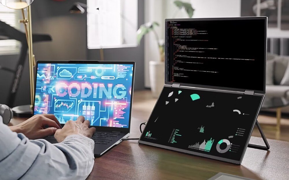 Monitor ACER PD163QBMIUUX 15.6 1920x1080px IPS obraz ekran parametry rozdzielczość odświeżanie