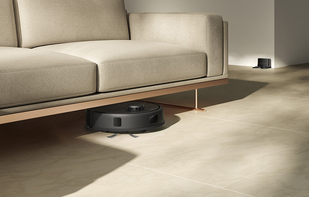 Robot sprzątający MOVA E20 Imponująca wydajność do 260 minut w trybie cichym czas pracy powierzchnia metraż akumulator pojemność automatycznie wraca do stacji ładowania wznawia sprzątanie od miejsca, w którym przerwał