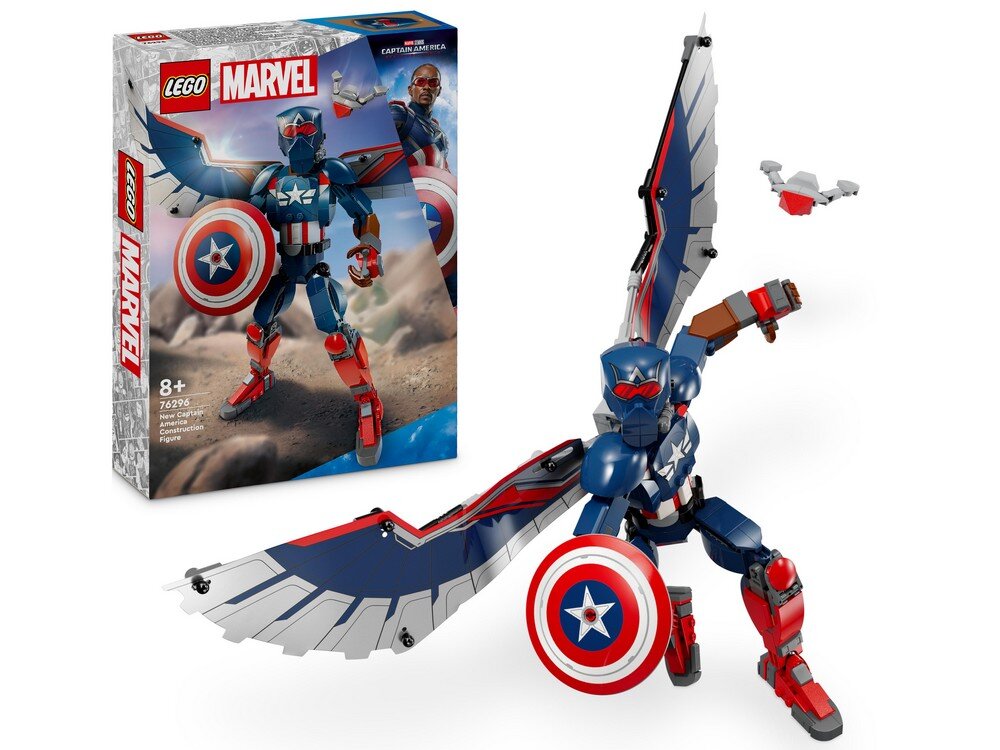LEGO 76296 Marvel Figurka nowego Kapitana Ameryki Zestaw