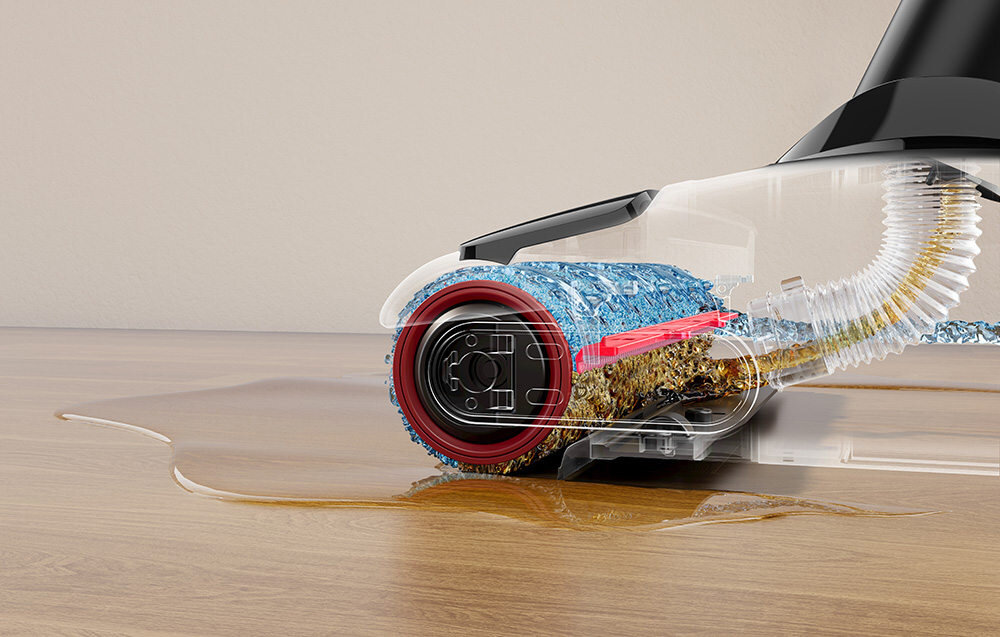 Odkurzacz mopujący DREAME Mova M10 Samoczyszczące szczotki  włosów i sierści na szczotce  Wbudowane ząbki 