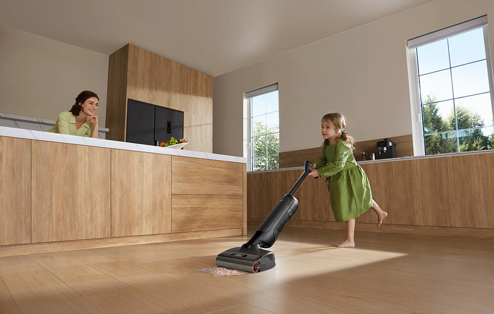 Odkurzacz mopujący DREAME Mova M10 Lekka konstrukcja Ergonomiczny kształt waga  Pojemny zbiornik na kurz system łatwego opróżniania komfort użytkowania