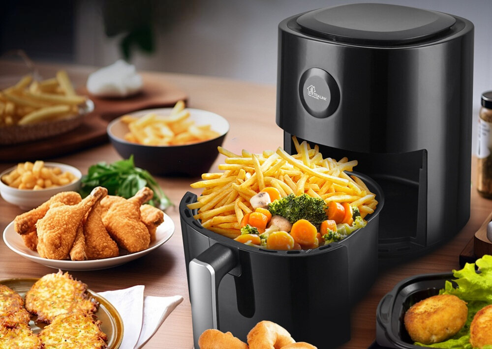 Air fryer Frytkownica beztłuszczowa EXTRALINK EU SJ-400 kv początek opisu